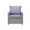 Greeley Outdoor 4Pc Patio Sofa Set OT01090 in Gray by Acme
