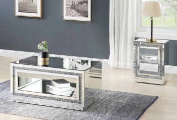Noralie Coffee Table 3Pc Set in Mirror 84735 by Acme [AMCT-84735 Noralie]