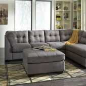 Maier Sectional Sofa 45220 in Charcoal Fabric by Ashley