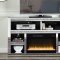 Noralie TV Stand w/Fireplace LV00311 in Mirrored by Acme