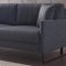 Laura Comfort Sofa Bed in Nasa Navy Blue Fabric by Bellona