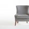 Canyon Accent Chair in Gray Fabric by Bellona
