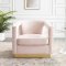 Frolick Accent Chair in Pink Velvet by Modway