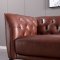 S295 Sofa in Brown Leather by Beverly Hills w/Options