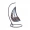 Wicker Hanging Egg Swing Chair ESC38BR in Brown by LeisureMod