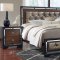 Camila Bedroom 5Pc Set in Brown Cherry by Global
