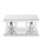 Ornat Coffee Table 84740 in Mirror by Acme w/Options