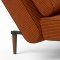 Unfurl Lounger Sofa Bed in Orange Corduroy 595 by Innovation
