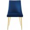 Viscount Dining Chair Set of 2 in Navy Velvet by Modway