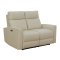 Miguel Power Motion Sofa & Loveseat Set MNY2725 in Ivory Leather