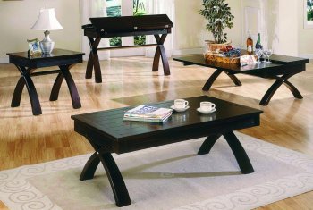 Dark Brown Contemporary Cocktail Table w/Fold Out Table Top [HLCT-T235]