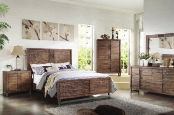 Andria Bedroom 21290 in Oak by Acme w/Options [AMBS-21290-Andria]