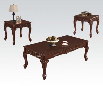 80234 Fairfax 3Pc Coffee Table Set in Brown by Acme [AMCT-80234 Fairfax]