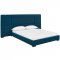 Sierra Upholstered Platform Queen Bed in Azure Fabric by Modway