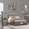 Luster Bedroom Set 5Pc 1505 in Gray by Homelegance
