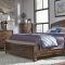 Avalon III Bedroom 5Pc Set 705-BR-QSB in Pebble Brown by Liberty
