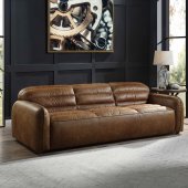 Rafer Sofa LV01020 in Cocoa Top Grain Leather by Acme