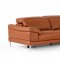 New York Sectional Sofa in Cognac Leather by VIG