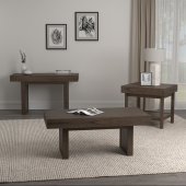 723118 3Pc Coffee & End Table Set in Wheat Brown by Coaster