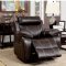 Chancellor Reclining Sofa CM6788 in Brown Leatherette w/Options