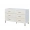 Myles Bedroom Set 4Pc BD02024Q in White by Acme w/Options