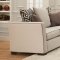 Stewart Sofa 53815 in Oyster Linen Fabric by Acme w/Options