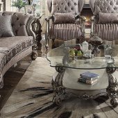 Versailles Coffee Table 86845 in Antique Platinum by Acme