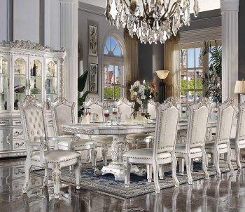 Vendome Dining Table DN01346 in Antique Pearl by Acme w/Options [AMDS-DN01346 Vendome]