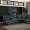 Pecos Power Motion Sectional Sofa 8480GRY Gray by Homelegance