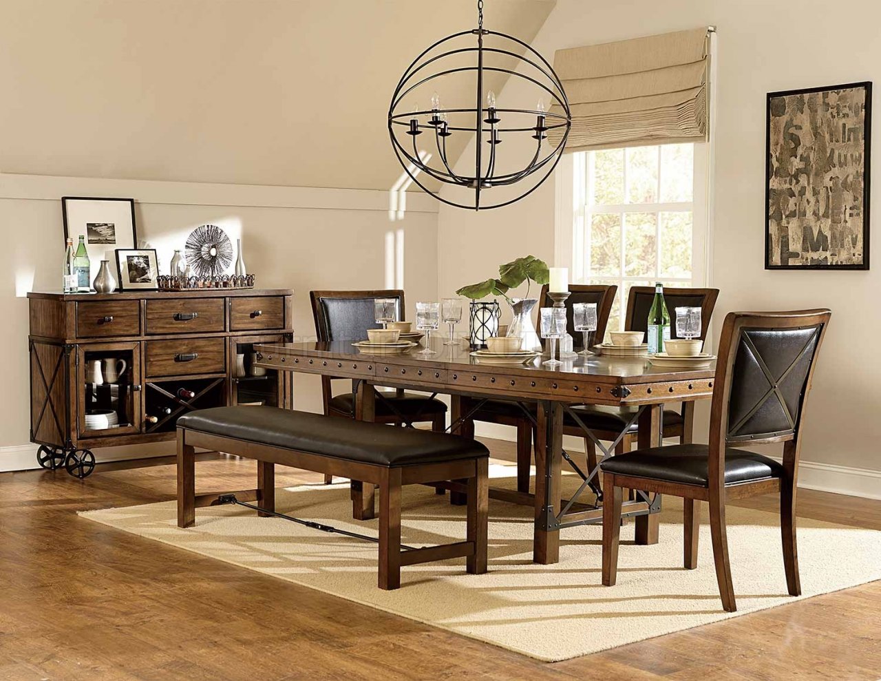 Urbana 5179-90 Dining Table by Homelegance w/Options
