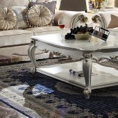 Picardy Coffee Table 85460 in Antique Pearl by Acme w/Options