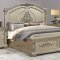 Alicia Bedroom Set 6Pc in Gold w/Options