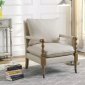 903058 Set of 2 Accent Chairs in Beige Fabric by Coaster