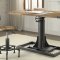 Empleton Adjustable Height Desk & Chair CM-DK6364L in Rustic Oak