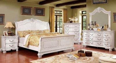 Isidora Bedroom CM7799WH in Antique White w/Options