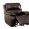 Ruth Reclining Sofa CM6783BR in Brown Leather Match w/Options