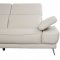 Mercer Sectional Sofa in Smoke Taupe Leather by Beverly Hills