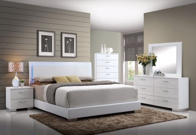 Lorimar II Bedroom Set 22640 in White by Acme w/Options