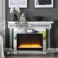 Noralie Fireplace w/Bluetooth AC00510 in Mirrored by Acme