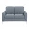 Venture Sofa & Loveseat 9594BUE in Blue Fabric by Homelegance