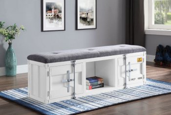 Cargo Bench 35912 in White by Acme [AMBN-35912 Cargo]