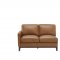 Harper Corner Sectional Sofa in Saddle Leather by Beverly Hills