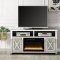 Noralie TV Stand w/Fireplace LV00318 in Mirrored by Acme