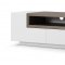 TV002 TV Stand in White High Gloss w/Grey by J&M