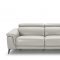 Hendrix Power Motion Sofa in Smoke Leather by Beverly Hills