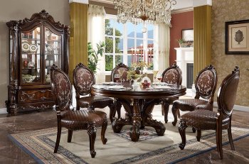Versailles Dining Table DN01391 in Cherry Oak by Acme w/Options [AMDS-DN01391 Versailles]