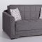 Valerie Diego Gray Loveseat Bed in Fabric by Istikbal