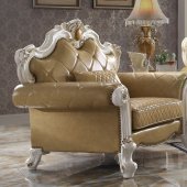 Picardy Chair 58212 in Butterscotch PU by Acme