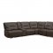 Josephine 5150 Power Motion Sectional Sofa - Chocolate by Manwah