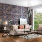 Beltran Sofa SM3058 in Light Gray Chenille Fabric w/Options